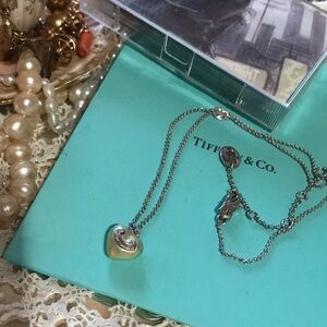 Vintage Y2k Juicy Couture Puffy Heart Charm Pendant Love G&P Rare Necklace Jewel